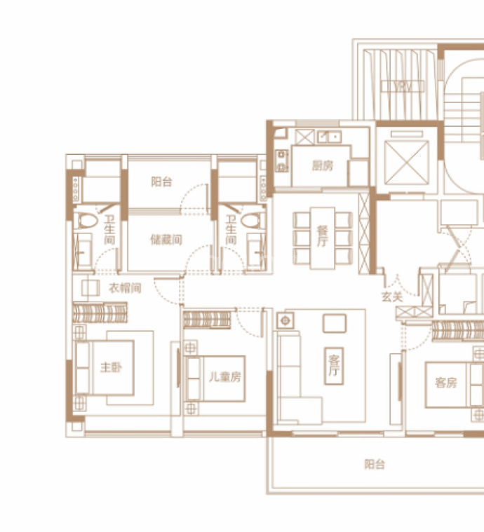 深业颐泽府--建面 143m²