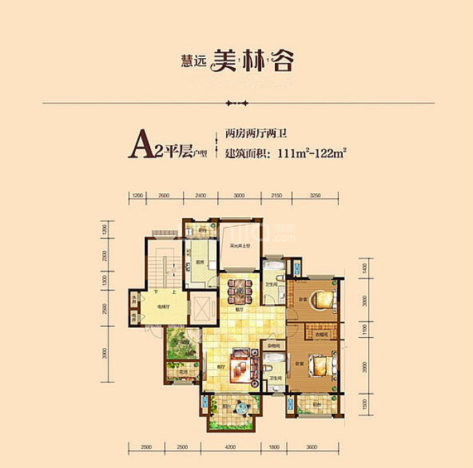 慧远美林谷--建面 111m²