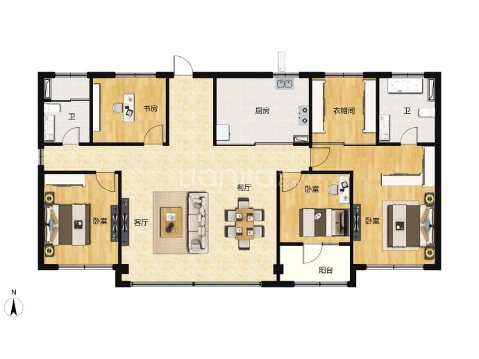 青特缦云--建面 170m²