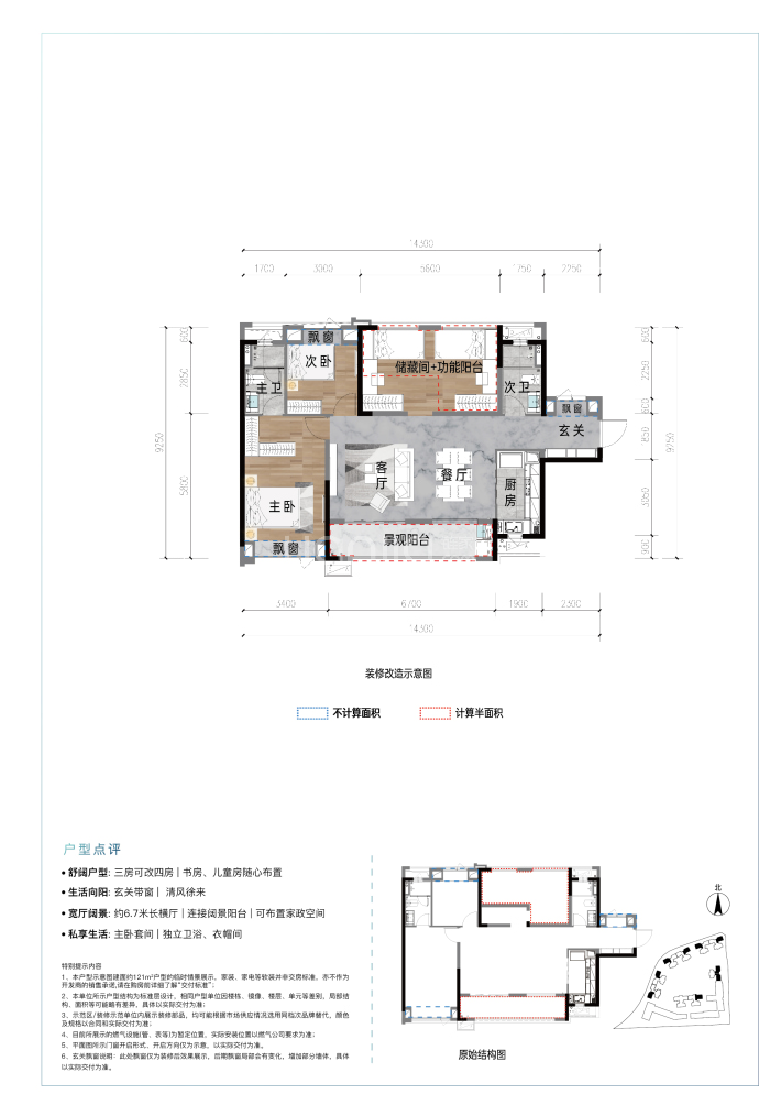 万科·未来星光--建面 121m²