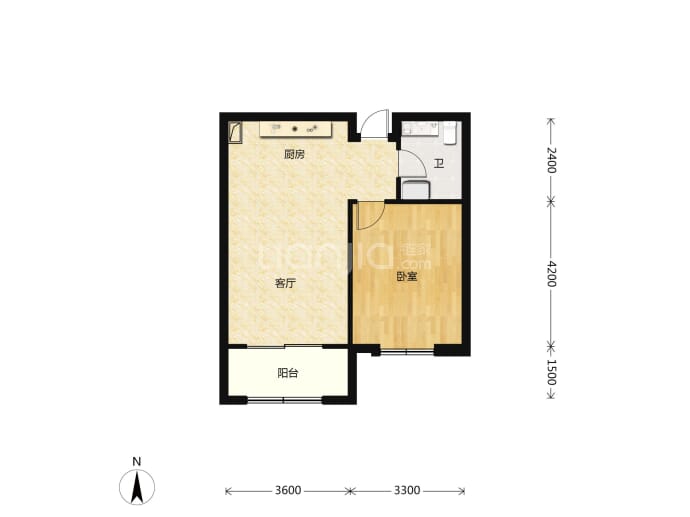 翠岫联芳--建面 58.86m²