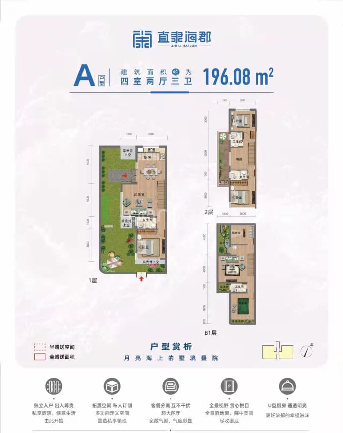 民生·直隶海郡--建面 196.08m²