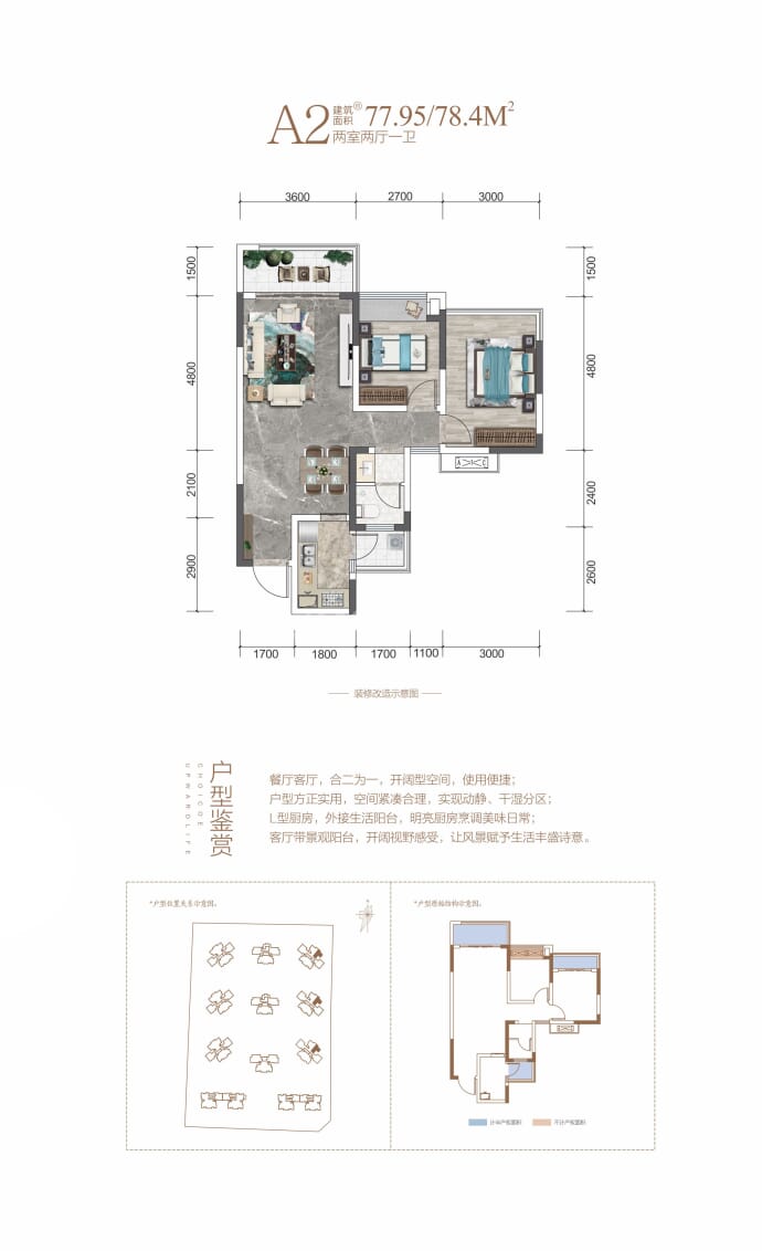 杰阳天成--建面 77.95m²