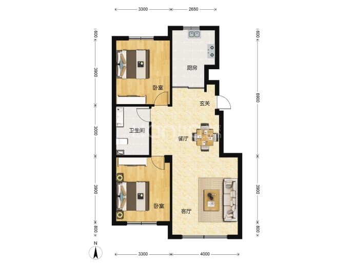 顺达·理想城--建面 101.3m²