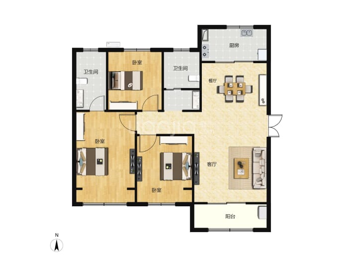 阳光城--建面 119.85m²