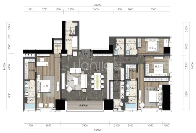 恒裕深圳湾--建面 343m²