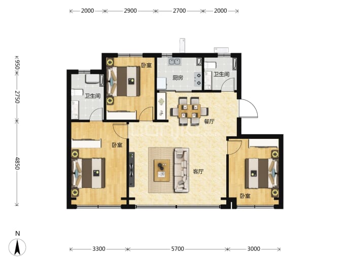 中交雅郡·城东春晓--建面 106m²