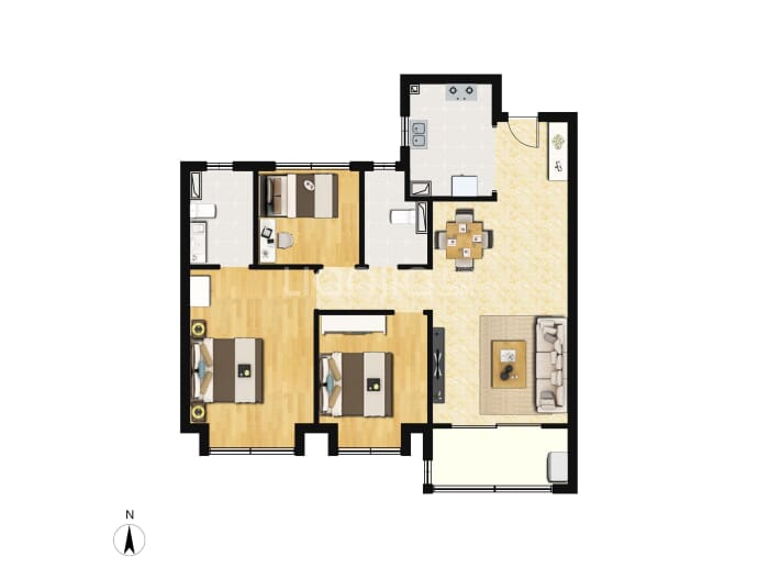 大华·梧桐樾--建面 102m²