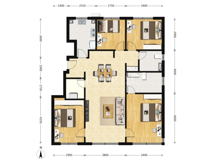 万科东庐--建面 120m²