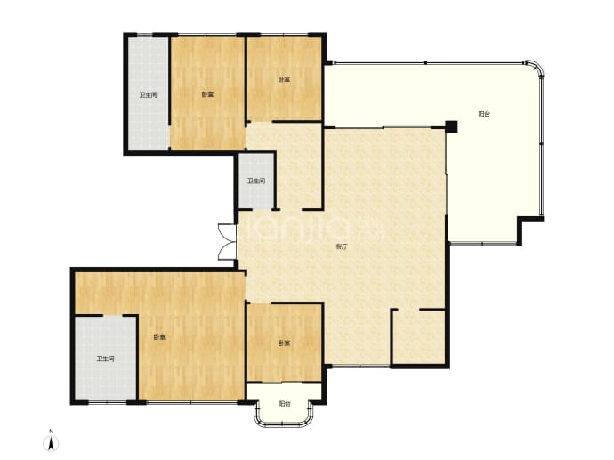 海成云湖郡--建面 188m²