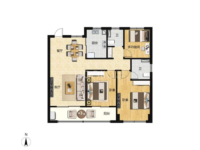 小圆满·春天学府--建面 118m²