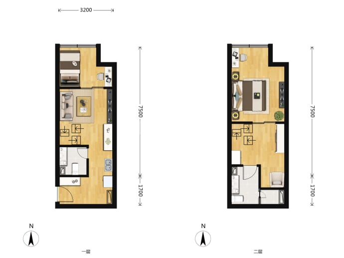 云尚天成--建面 43m²