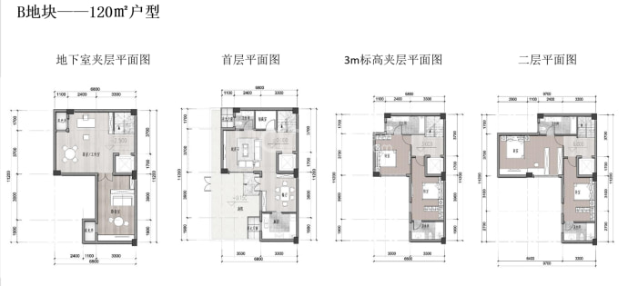 中国城乡樾园--建面 120m²