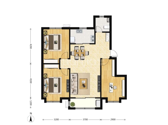 中交上东湾--建面 99m²