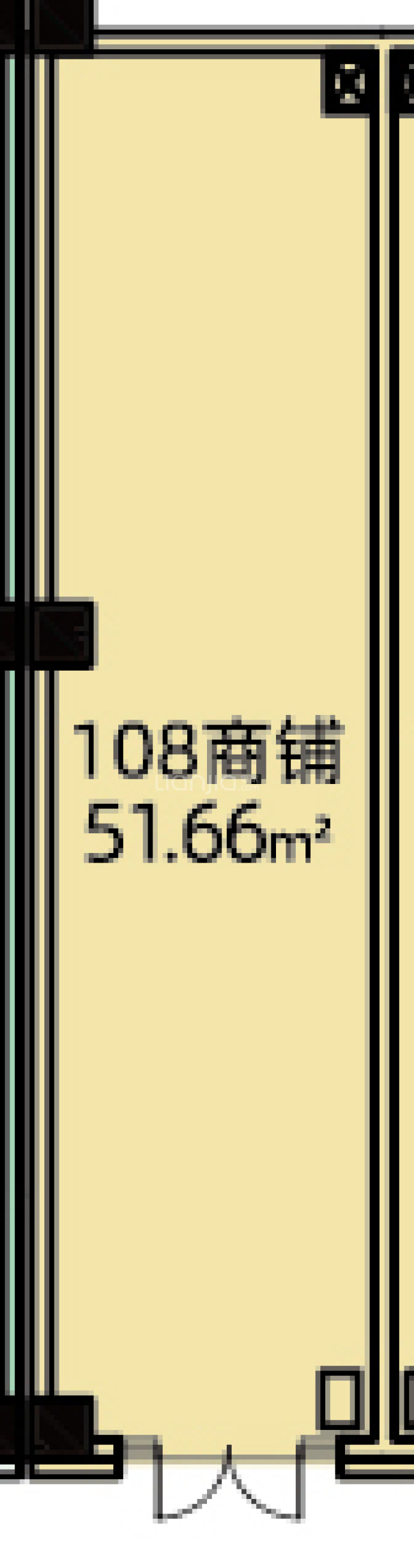 长房东旭国际--建面 51.66m²