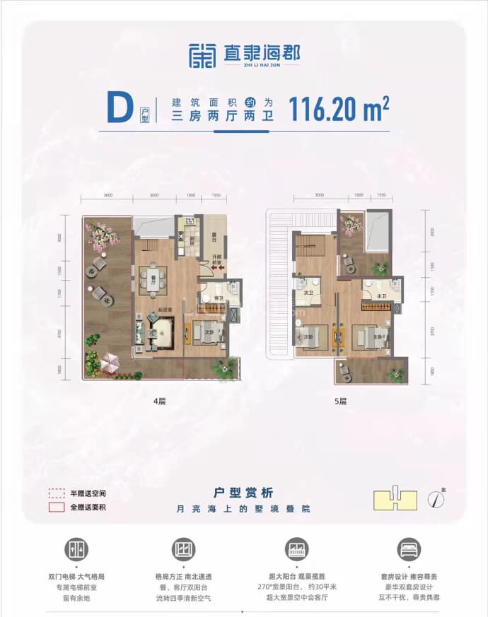 民生·直隶海郡--建面 116.2m²