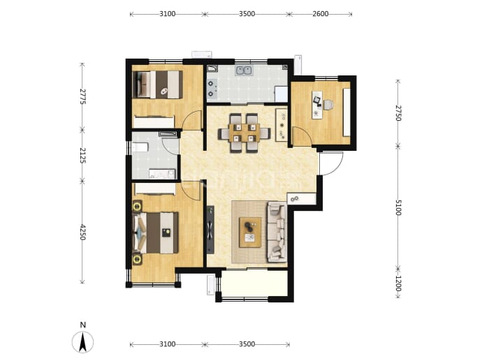 天骥智谷--建面 91.67m²