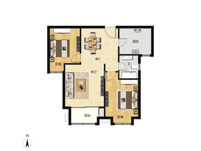 新天地·襄乐府--建面 92.18m²
