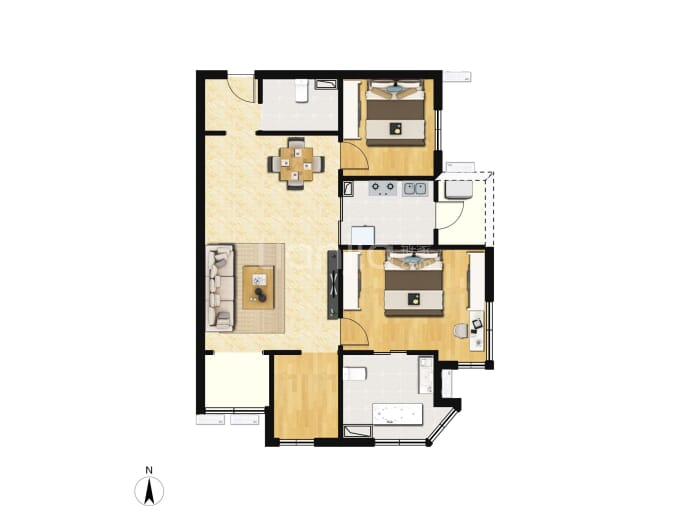 泗泾绿中海--建面 133m²