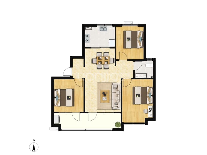 国誉府--建面 89m²