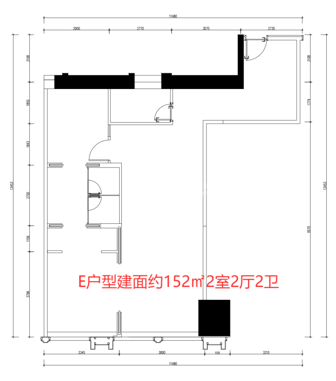 上和领誉--建面 152m²