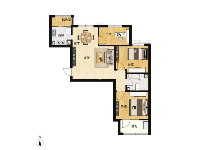 福地新园--建面 118.97m²