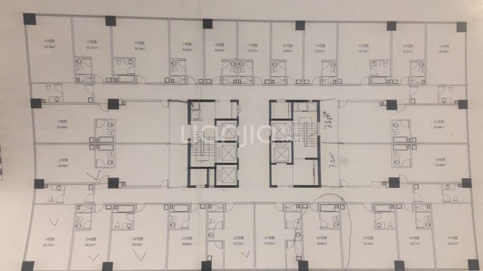 华中国际广场·云邸--建面 65m²