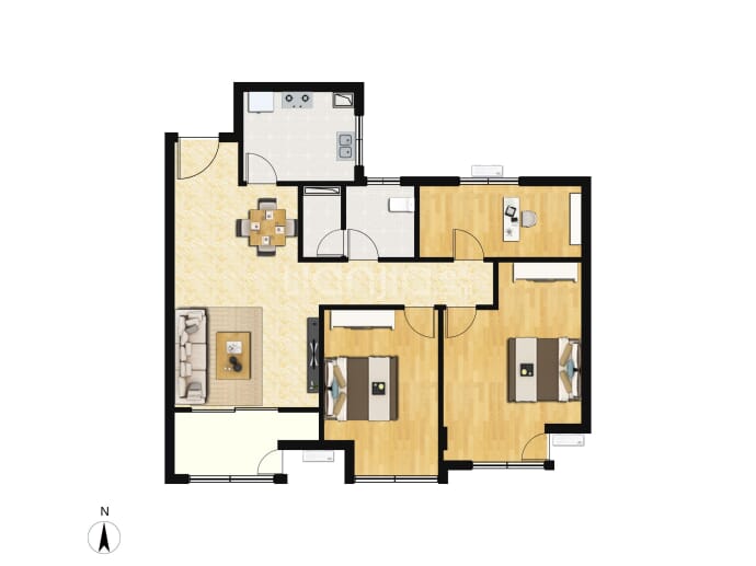 海伦堡·梁溪本源--建面 89m²