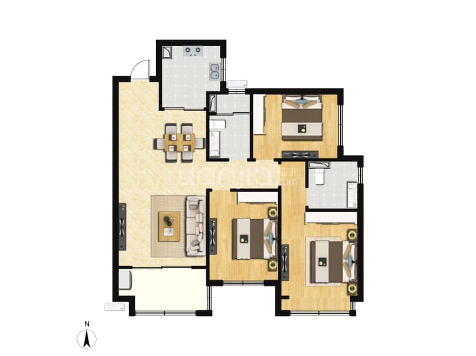 大华·锦绣四季--建面 103m²