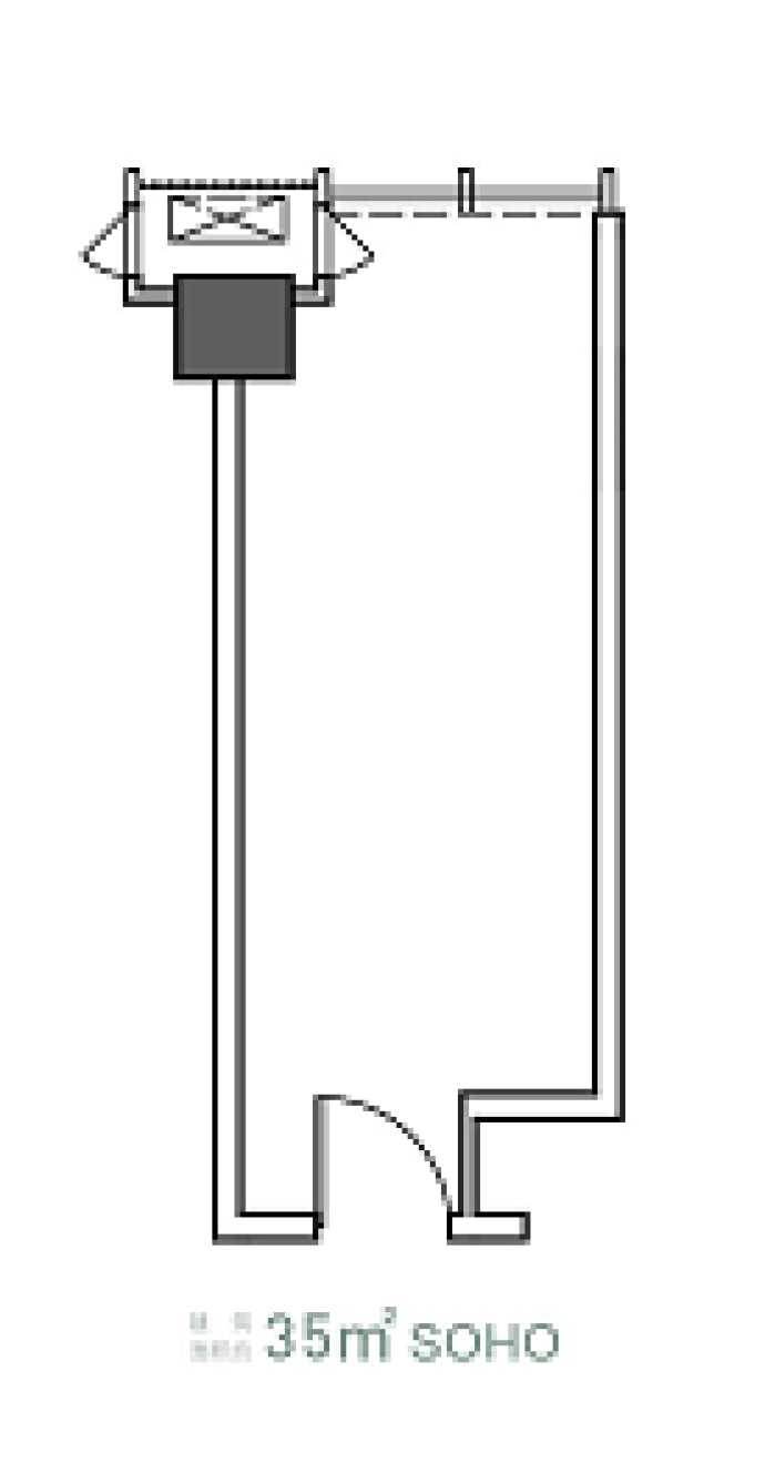 招商局丝路中心--建面 35m²