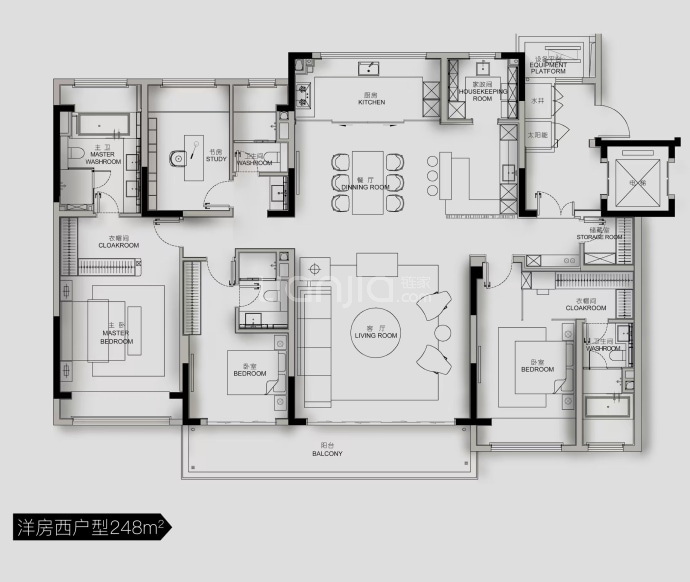 海和澜庭--建面 248m²