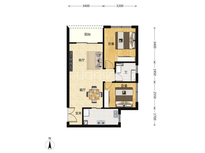 会展湾东城--建面 80m²