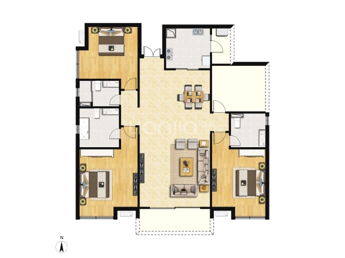 阅海--建面 156m²