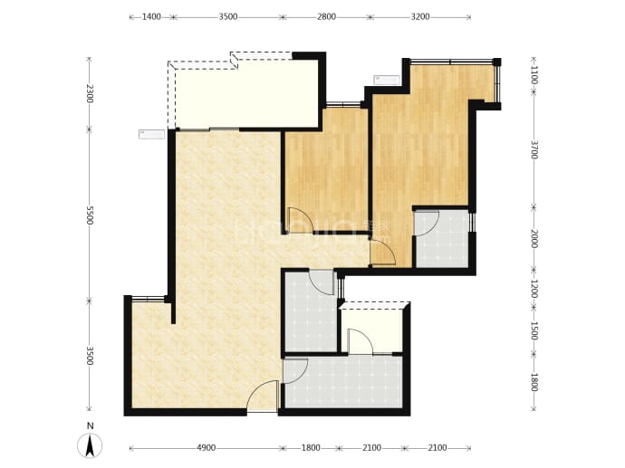 南方公园华府--建面 103m²