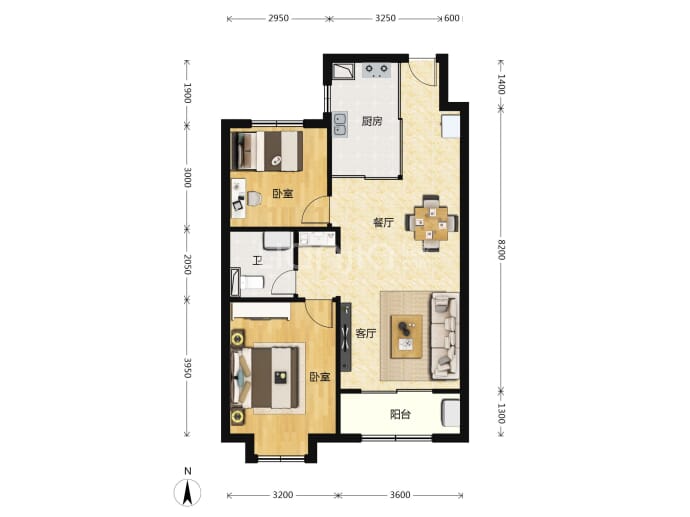 万科如园--建面 87m²