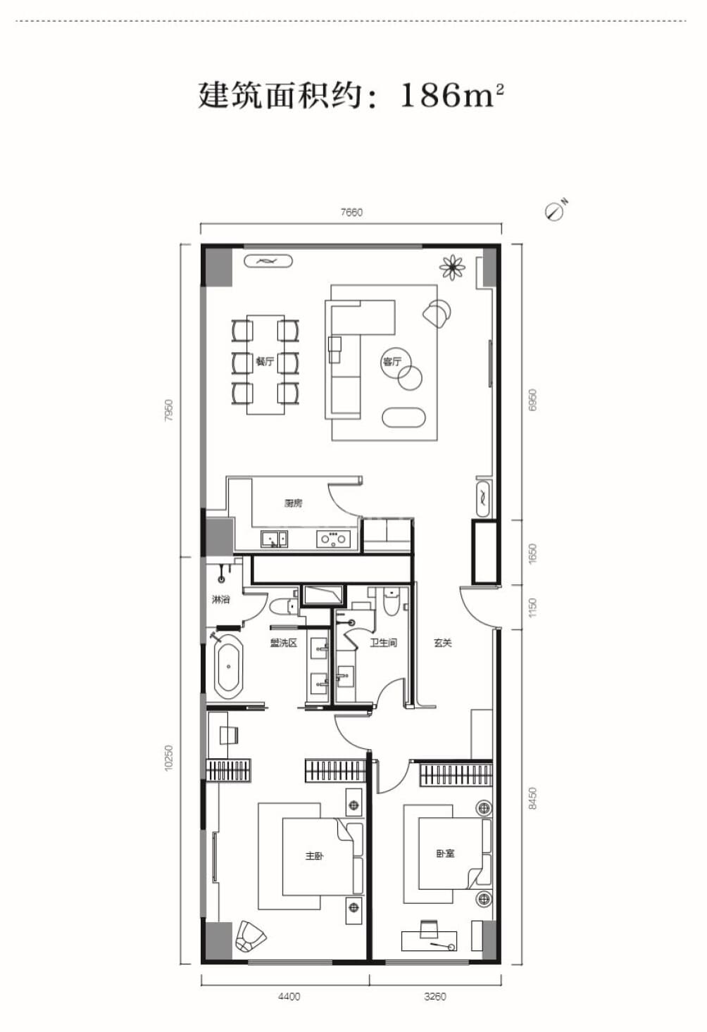 泰禾·北京公馆户型图(链家网)
