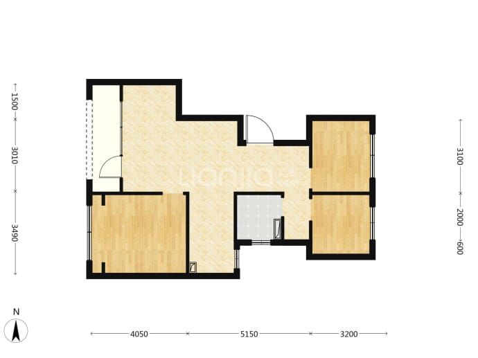 京投发展森与天成--建面 87m²