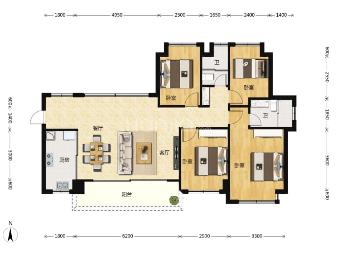 望辰府--建面 112m²