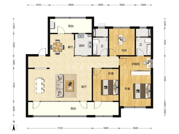 影都壹号朗悦--建面 138m²