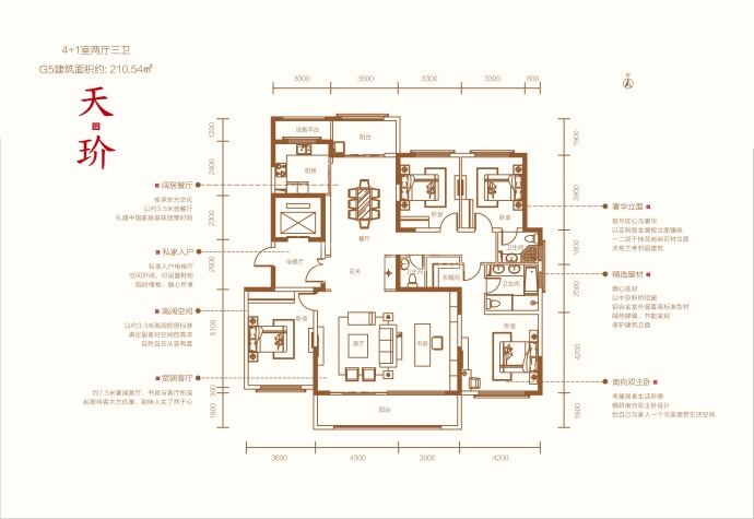 朝阳府--建面 210.54m²