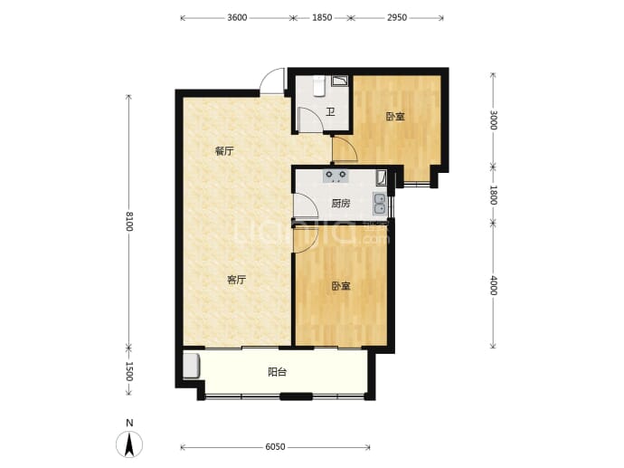 润江云玺--建面 93m²