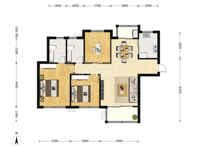 派城西樾二期--建面 101m²