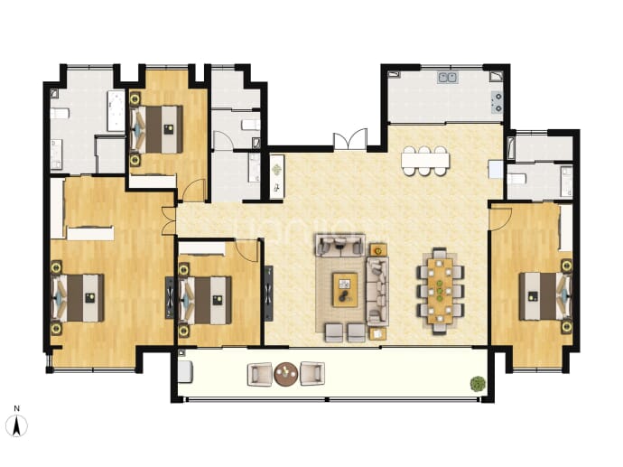 保利置业·尚云赋--建面 235m²