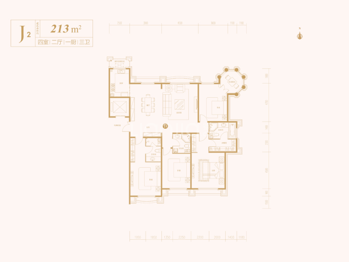 观山悦--建面 213m²