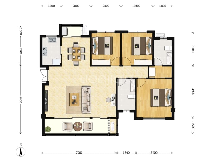 派城西樾二期--建面 112m²