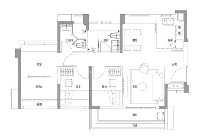 越秀白云星汇城--建面 87m²