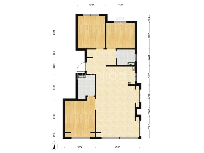 京投发展森与天成--建面 109m²