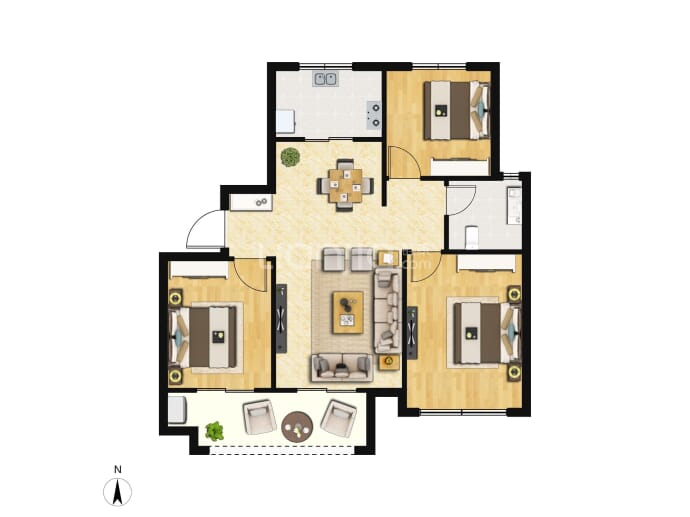 城投瑞马国风--建面 106m²