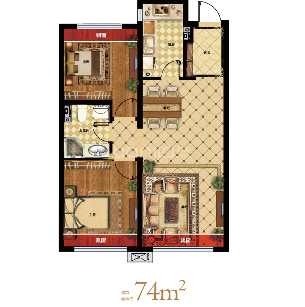  最近更新時間:4天前 戶型解讀