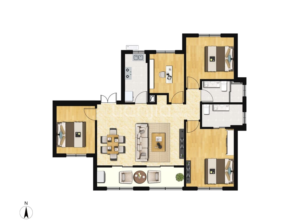正荣紫阙台户型图(链家网)